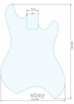 Beautiful Pre-Cut Guitar Bodies- #Model C-MC Hand Made In USA