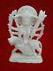 Beautiful Godess Durga Hand Made White Marble 10 Inches Height Idol Usa Seller