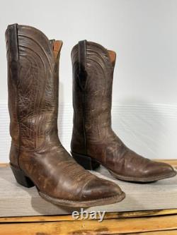 Black Jack Men's Cowboy Boots Size 9.5 B Goat J Toe, 4 Heel Hand Made In USA