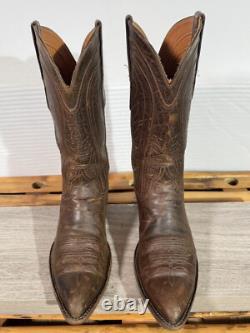 Black Jack Men's Cowboy Boots Size 9.5 B Goat J Toe, 4 Heel Hand Made In USA