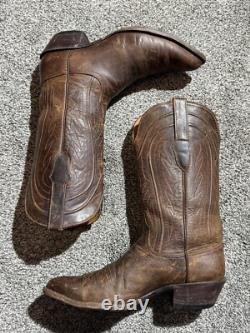 Black Jack Men's Cowboy Boots Size 9.5 B Goat J Toe, 4 Heel Hand Made In USA