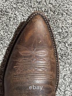 Black Jack Men's Cowboy Boots Size 9.5 B Goat J Toe, 4 Heel Hand Made In USA