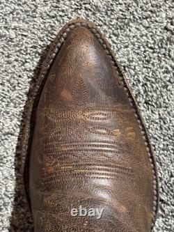 Black Jack Men's Cowboy Boots Size 9.5 B Goat J Toe, 4 Heel Hand Made In USA