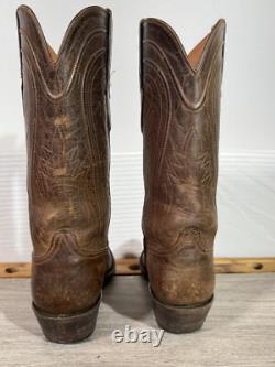 Black Jack Men's Cowboy Boots Size 9.5 B Goat J Toe, 4 Heel Hand Made In USA