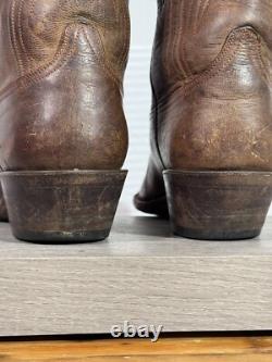 Black Jack Men's Cowboy Boots Size 9.5 B Goat J Toe, 4 Heel Hand Made In USA