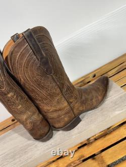 Black Jack Men's Cowboy Boots Size 9.5 B Goat J Toe, 4 Heel Hand Made In USA