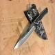 Blue Wasp Knives Usa Custom Handmade Outdoors Bushcraft Knife, Edc Carbon Steel