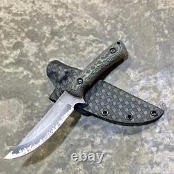 Blue Wasp Knives USA custom handmade outdoors bushcraft knife, EDC carbon steel