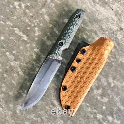 Blue Wasp Knives USA custom handmade outdoors bushcraft knife, EDC carbon steel