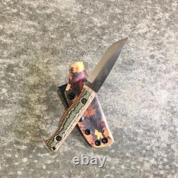 Blue Wasp Knives USA custom handmade outdoors bushcraft knife, EDC carbon steel