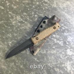 Blue Wasp Knives USA custom handmade outdoors bushcraft knife, EDC carbon steel