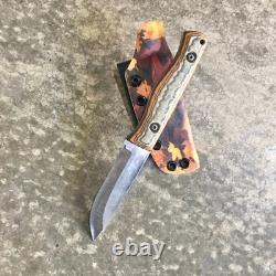 Blue Wasp Knives USA custom handmade outdoors bushcraft knife, EDC carbon steel