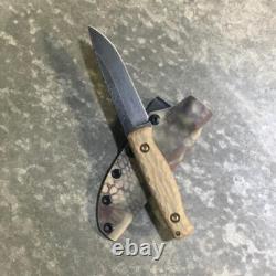 Blue Wasp Knives USA custom handmade outdoors bushcraft knife, EDC carbon steel