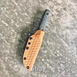 Blue Wasp Knives USA custom handmade outdoors bushcraft knife, EDC carbon steel