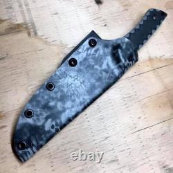 Blue Wasp Knives USA custom handmade outdoors bushcraft knife, EDC carbon steel
