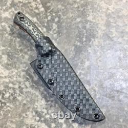 Blue Wasp Knives USA custom handmade outdoors bushcraft knife, EDC carbon steel