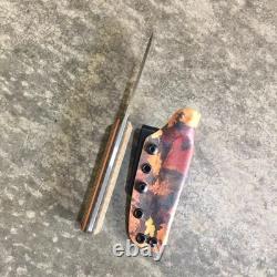 Blue Wasp Knives USA custom handmade outdoors bushcraft knife, EDC carbon steel