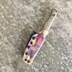 Blue Wasp Knives USA custom handmade outdoors bushcraft knife, EDC carbon steel