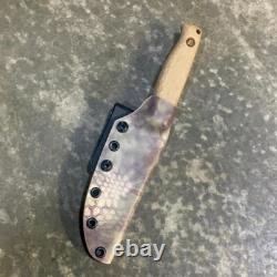 Blue Wasp Knives USA custom handmade outdoors bushcraft knife, EDC carbon steel