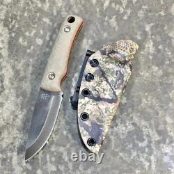 Blue Wasp Knives USA custom handmade outdoors utility knife, EDC carbon steel