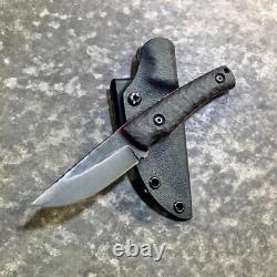 Blue Wasp Knives USA custom handmade outdoors utility knife, EDC carbon steel