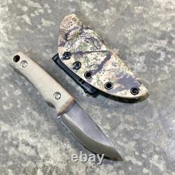 Blue Wasp Knives USA custom handmade outdoors utility knife, EDC carbon steel