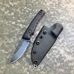Blue Wasp Knives USA custom handmade outdoors utility knife, EDC carbon steel