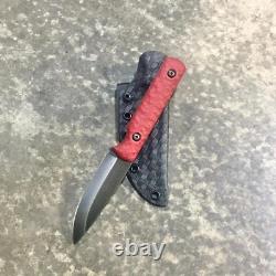 Blue Wasp Knives USA custom handmade outdoors utility knife, EDC carbon steel