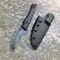 Blue Wasp Knives USA custom handmade outdoors utility knife, EDC carbon steel
