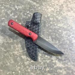 Blue Wasp Knives USA custom handmade outdoors utility knife, EDC carbon steel