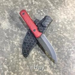 Blue Wasp Knives USA custom handmade outdoors utility knife, EDC carbon steel