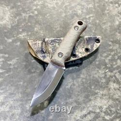 Blue Wasp Knives USA custom handmade outdoors utility knife, EDC carbon steel