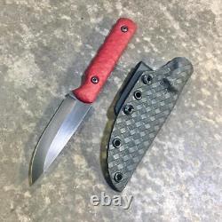 Blue Wasp Knives USA custom handmade outdoors utility knife, EDC carbon steel