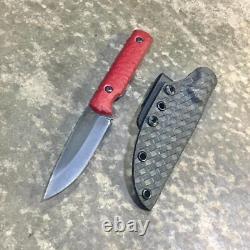Blue Wasp Knives USA custom handmade outdoors utility knife, EDC carbon steel