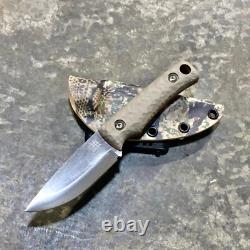 Blue Wasp Knives USA custom handmade outdoors utility knife, EDC carbon steel