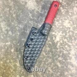 Blue Wasp Knives USA custom handmade outdoors utility knife, EDC carbon steel