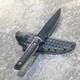 Blue Wasp Knives Usa Custom Handmade Outdoors Hunting Knife Carbon Steel, Edc