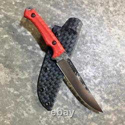 Blue Wasp knives USA custom handmade outdoors hunting knife carbon steel, EDC