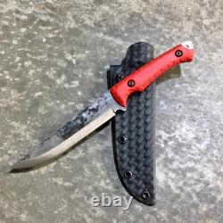 Blue Wasp knives USA custom handmade outdoors hunting knife carbon steel, EDC