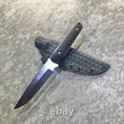 Blue Wasp knives USA custom handmade outdoors hunting knife carbon steel, EDC