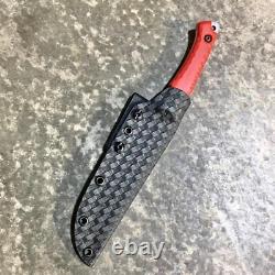 Blue Wasp knives USA custom handmade outdoors hunting knife carbon steel, EDC