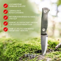 Boker Vigtig vs. Wild Fixed Outdoor Knife 3.35 MagnaCut Blade Micarta? 121509