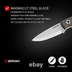 Boker Vigtig vs. Wild Fixed Outdoor Knife 3.35 MagnaCut Blade Micarta? 121509