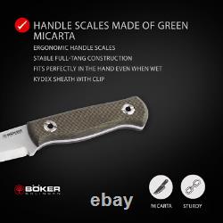 Boker Vigtig vs. Wild Fixed Outdoor Knife 3.35 MagnaCut Blade Micarta? 121509