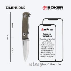Boker Vigtig vs. Wild Fixed Outdoor Knife 3.35 MagnaCut Blade Micarta? 121509
