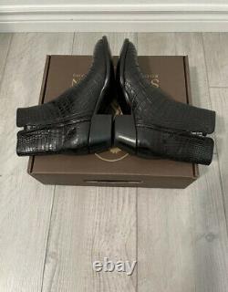 Brand New- Stallion Black Alligator Boots Size 9 1/2 D