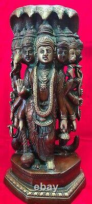 Brass metal Hand made lord vishnu / Krishna Avatars USA Seller fast shipping