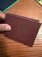 Brown Bi-fold Wallet Genuine Leather, Made In Usa Hand Made By Brand 64 In Texas