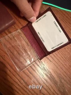 Brown Bi-Fold Wallet Genuine Leather, Made in USA Hand Made By Brand 64 In Texas