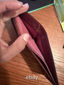 Brown Bi-Fold Wallet Genuine Leather, Made in USA Hand Made By Brand 64 In Texas